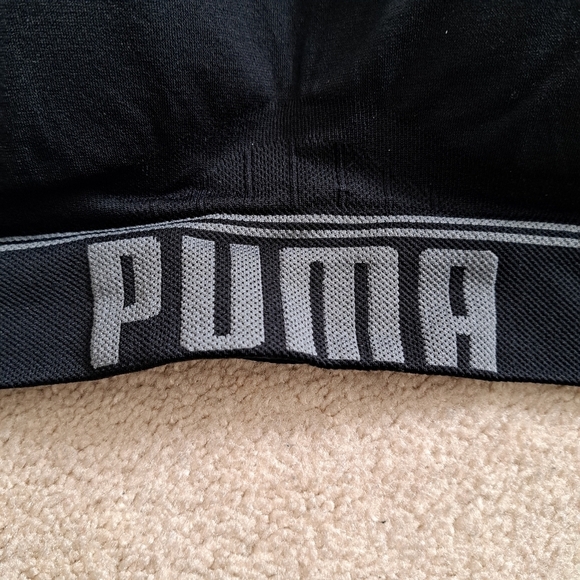 New! Puma 2 pack Seamless Sports Bras Medium Grey Black Convertible NWT - Picture 11 of 12